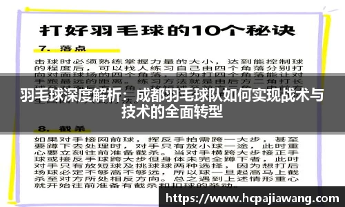 羽毛球深度解析：成都羽毛球队如何实现战术与技术的全面转型